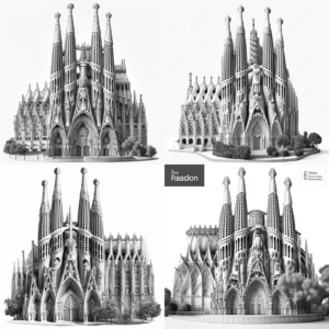 The Sagrada Familia in Barcelona, Spain