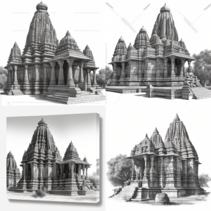 Khajuraho Temples in Madhya Pradesh, India