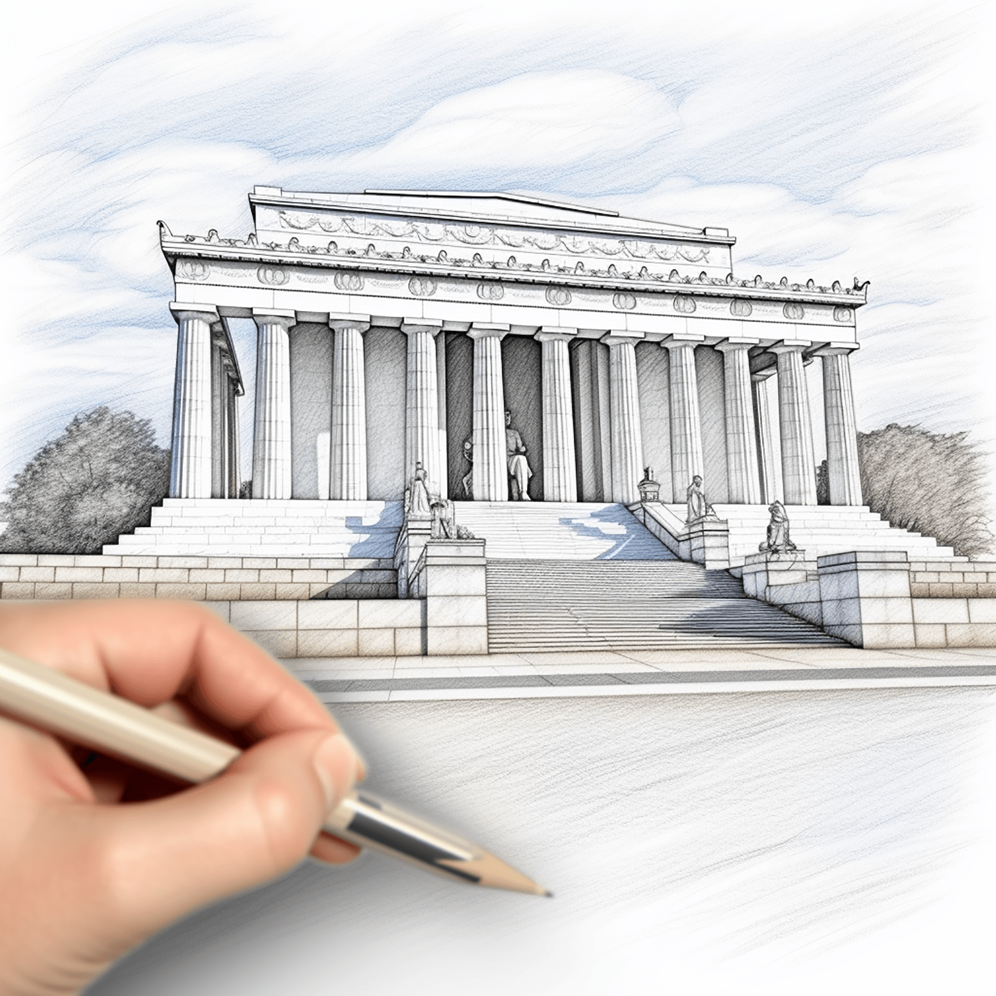 4301-Lincoln-Memorial comp, coloring book