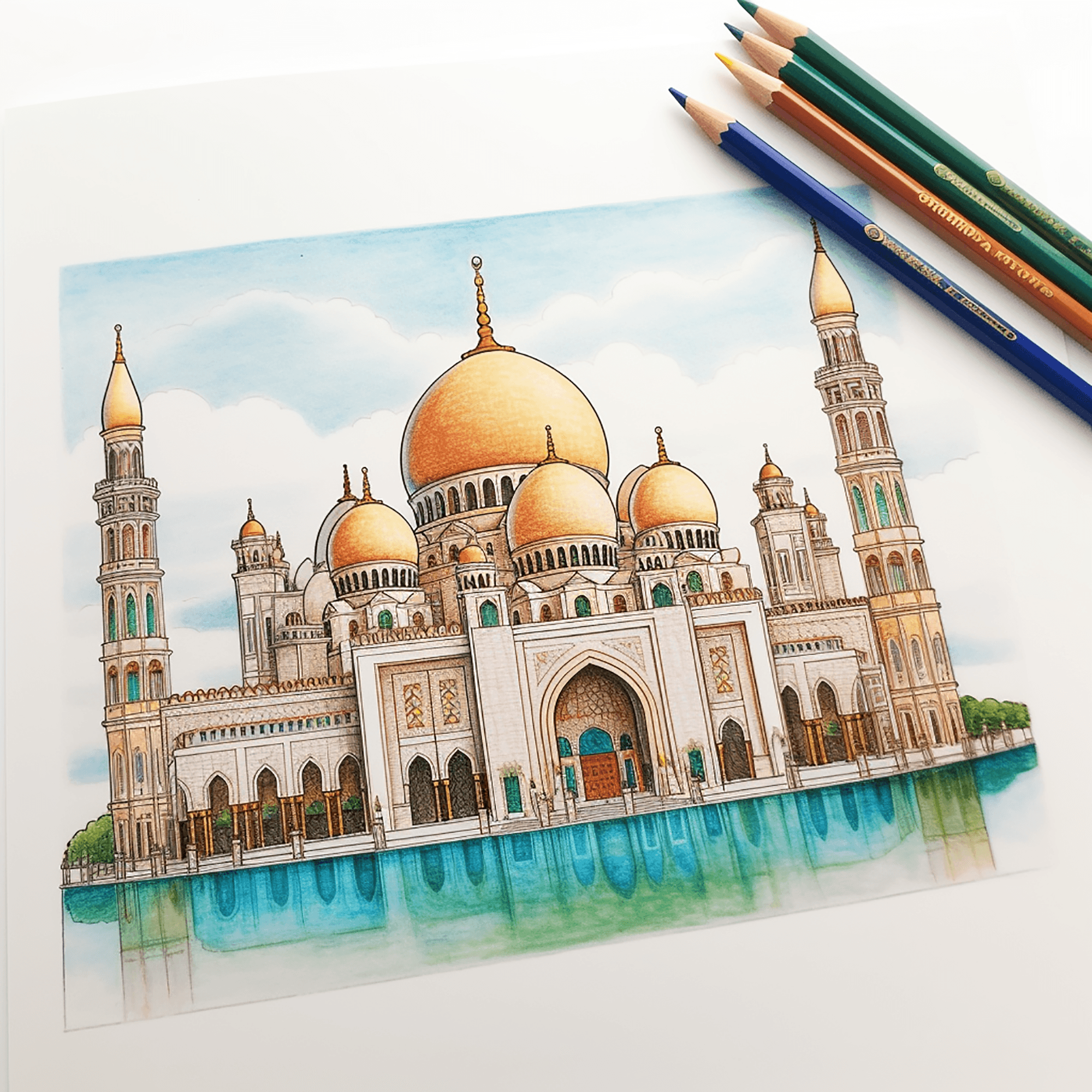 4401-Sheikh-Zayed-Grand-Mosque comp, coloring book
