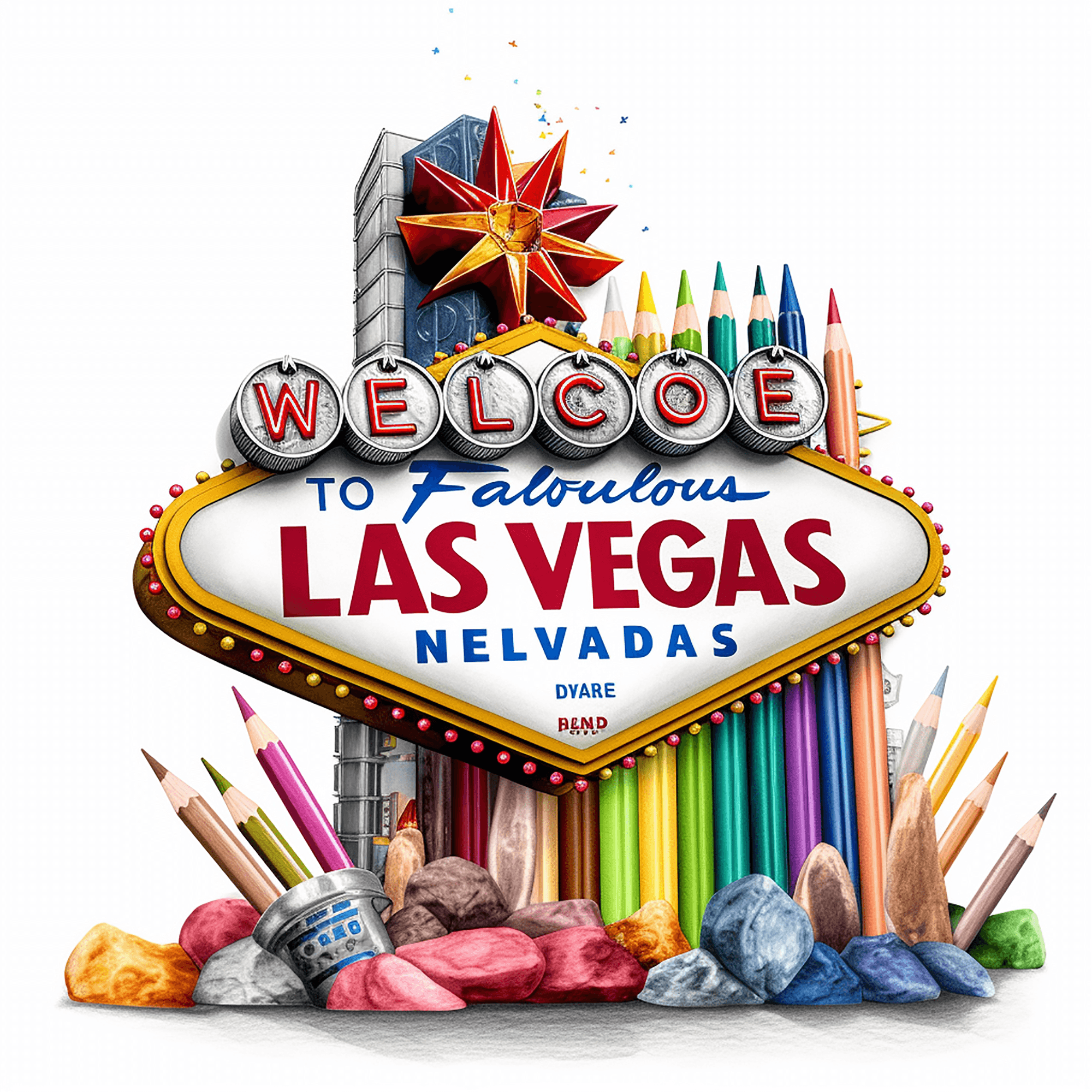 4501-Welcome-to-Fabulous-Las-Vegas-sign comp, coloring book